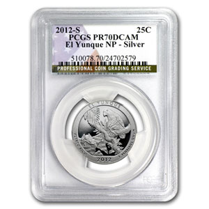2012 USA Silver Quarter ATB - El Yunque PR-69DCAM